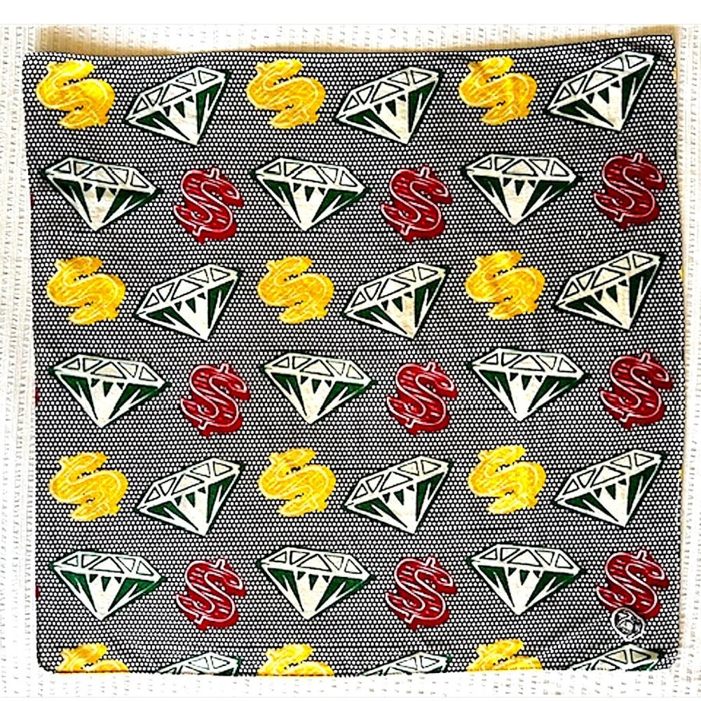 Billionaire Boys Club Money Diamond Bandana Hanky Headband